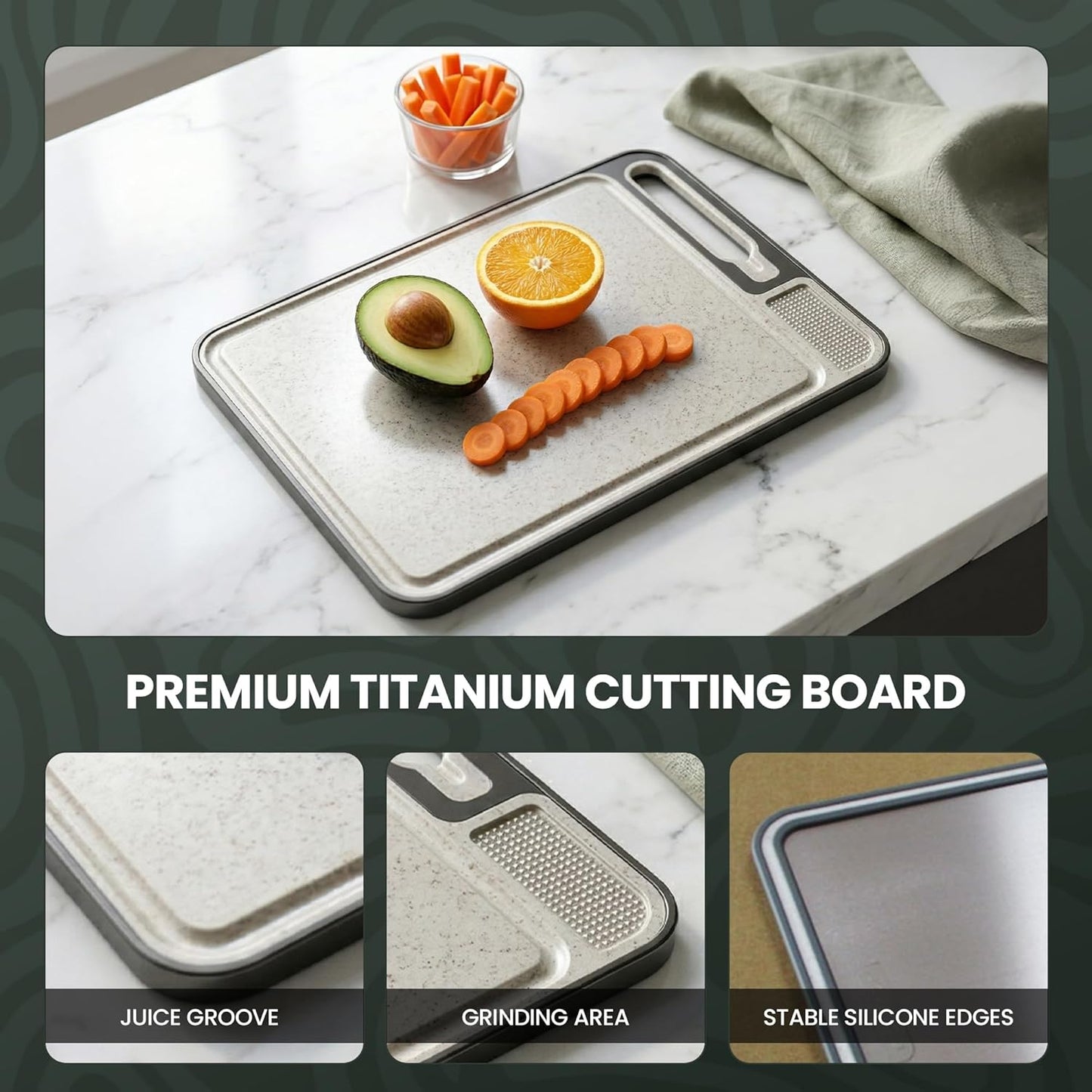 Titanium Cutting board Parent (Veggie Chopper)