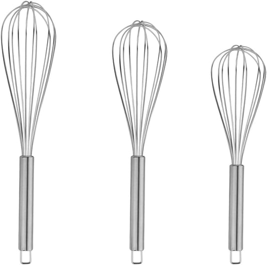 Whisk Set - 9”, 11”, 13” - Stainless Steel