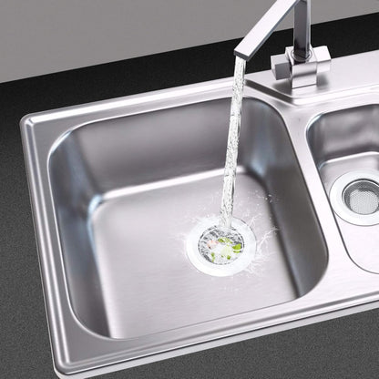 2Pcs Kitchen Sink Strainer, Stainless Steel Mesh Sink Drain Cover, Large Wide Rim 4.5" Diameter Sink Drain Strainer Basket Catcher