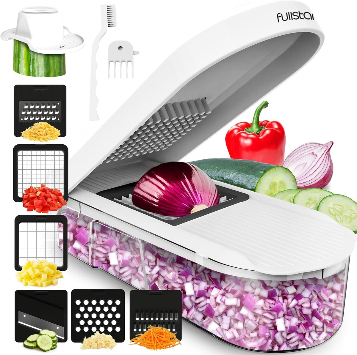 Pro Core Vegetable Chopper & Mandoline Slicer, 6-in-1 Kitchen Tool