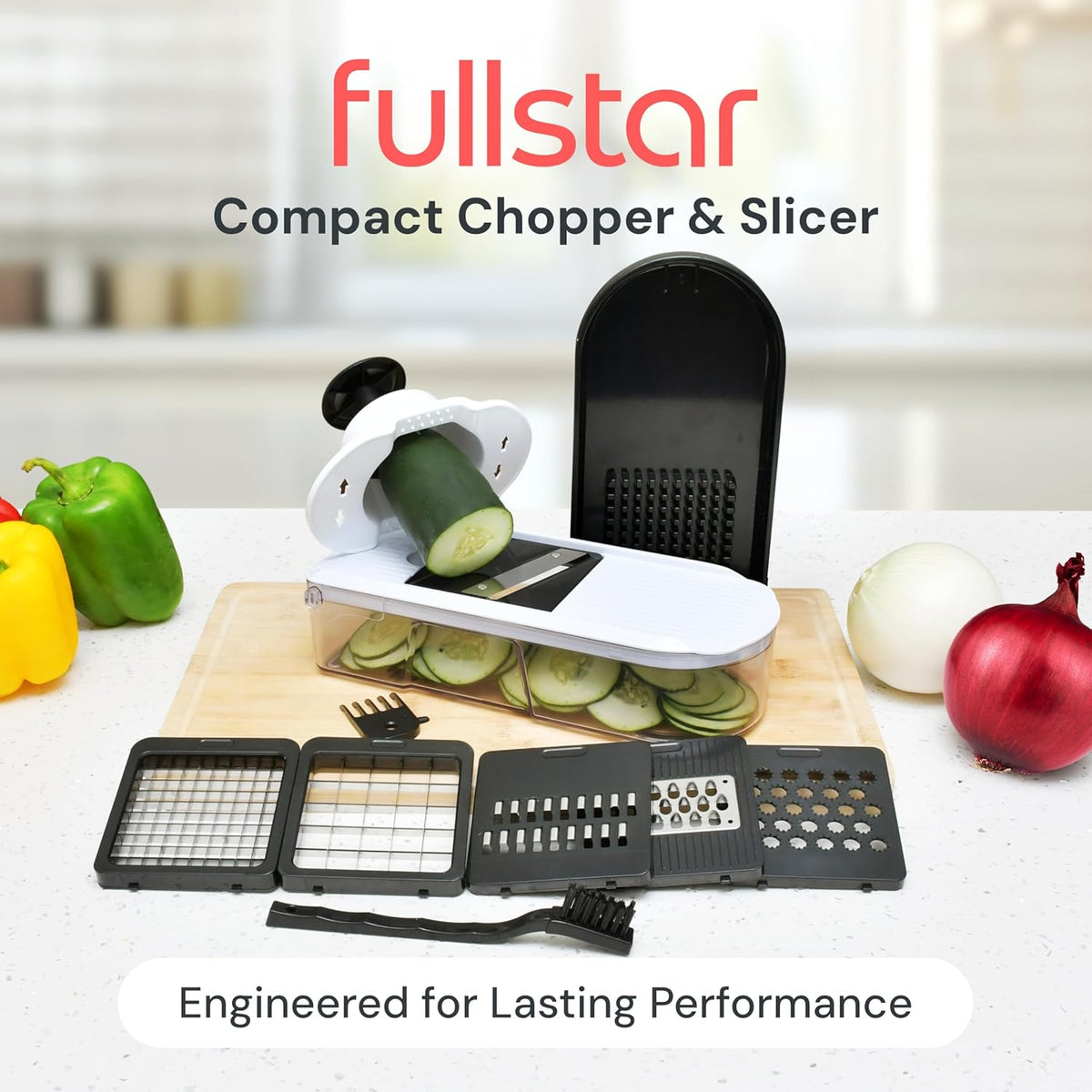Pro Core Vegetable Chopper & Mandoline Slicer, 6-in-1 Kitchen Tool