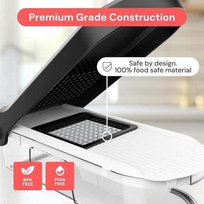 Pro Core Vegetable Chopper & Mandoline Slicer, 6-in-1 Kitchen Tool
