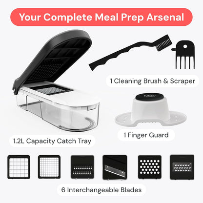 Pro Core Vegetable Chopper & Mandoline Slicer, 6-in-1 Kitchen Tool