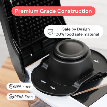 Pro Core Vegetable Chopper & Mandoline Slicer, 6-in-1 Kitchen Tool