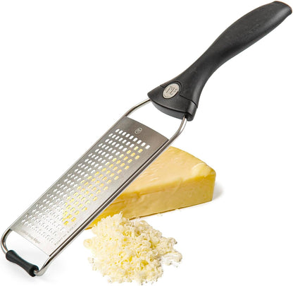 Fine Grater - Premium Stainless Steel Grater for Precision Zesting, Grating, and Shredding, Ideal for Cheese, Citrus, Ginger, Chocolate and Spices