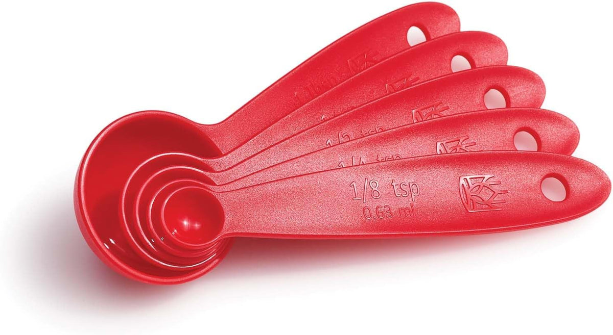 Baking Company Spice Measuring Spoons, 18/8 Stainless Steel, 7-Piece Set, Precision Measures, For Baking And Cooking