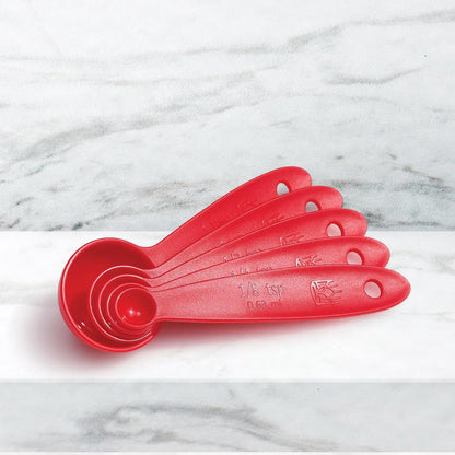 Baking Company Spice Measuring Spoons, 18/8 Stainless Steel, 7-Piece Set, Precision Measures, For Baking And Cooking