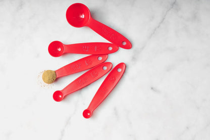 Baking Company Spice Measuring Spoons, 18/8 Stainless Steel, 7-Piece Set, Precision Measures, For Baking And Cooking