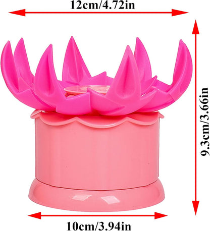 Large 2.36" Baozi Maker, Plastic Baozi Dumpling Molds, Bun Making Mould DIY Pastry Pie Steamed Stuffed Bun Tool, Bao Bun Moulds, Meat Bun Press Making -for Chinese Baozi, Steamed Bun - Pink