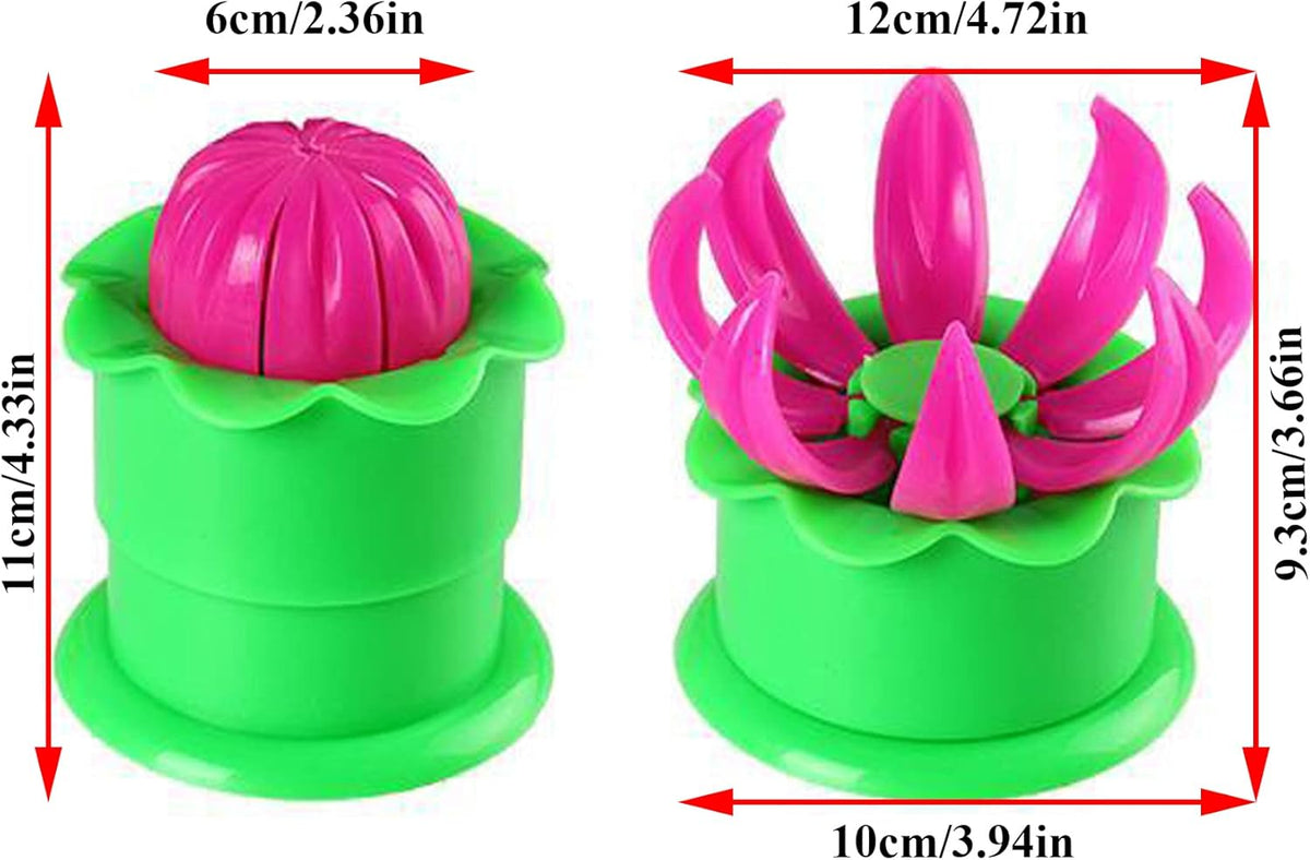 Large 2.36" Baozi Maker, Plastic Baozi Dumpling Molds, Bun Making Mould DIY Pastry Pie Steamed Stuffed Bun Tool, Bao Bun Moulds, Meat Bun Press Making -for Chinese Baozi, Steamed Bun - Pink