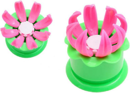 Large 2.36" Baozi Maker, Plastic Baozi Dumpling Molds, Bun Making Mould DIY Pastry Pie Steamed Stuffed Bun Tool, Bao Bun Moulds, Meat Bun Press Making -for Chinese Baozi, Steamed Bun - Pink