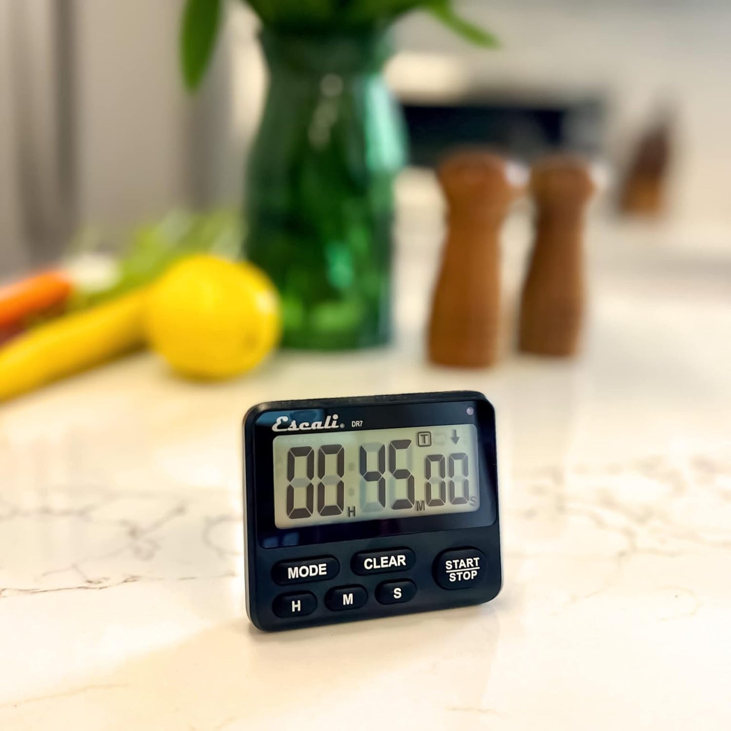 Extra Loud Display Digital Kitchen Timer with Clock Mode, Recall Timer Magnetic Back