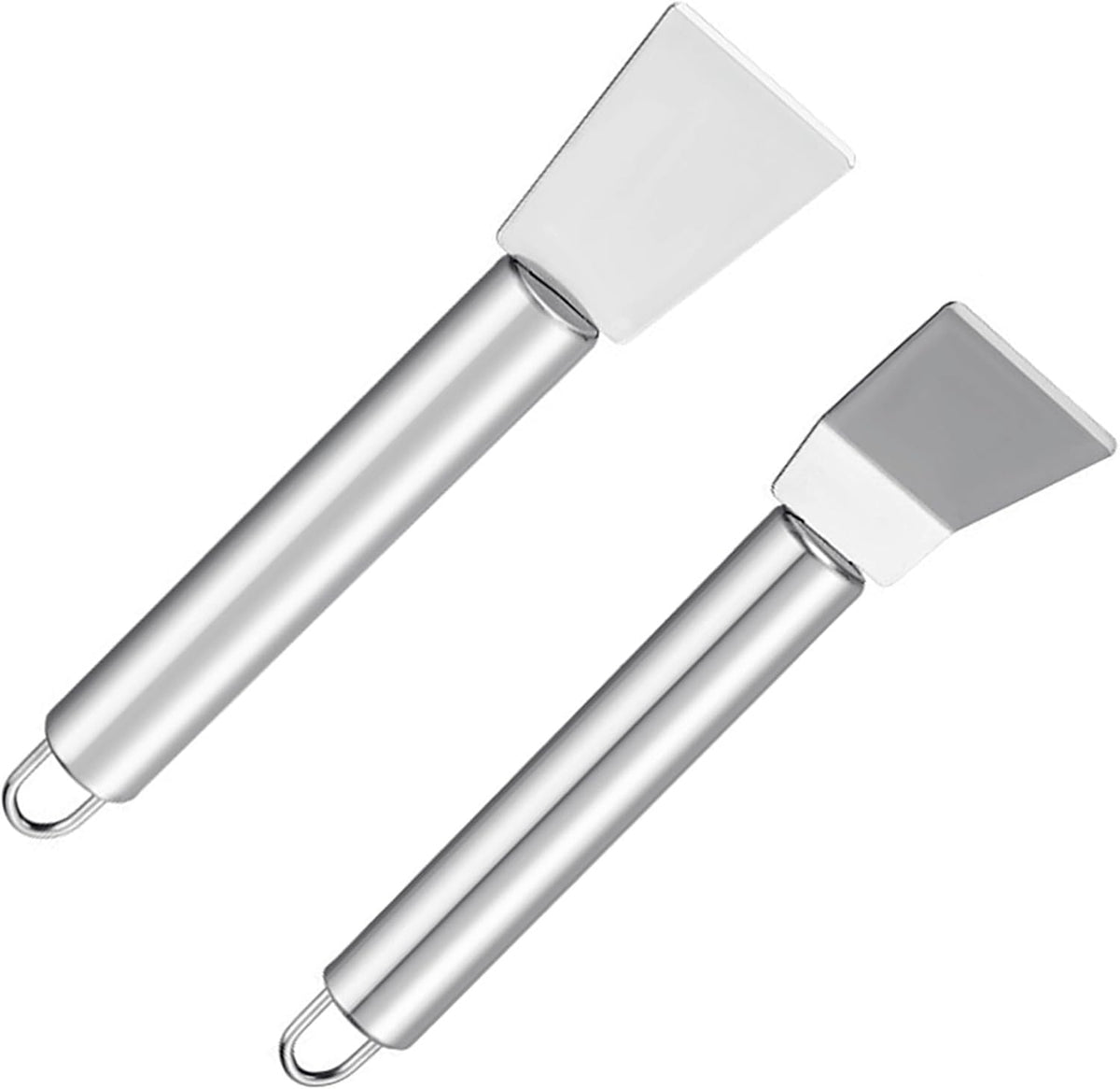 2PCS Stainless Steel Scrapers, Multi-Purpose Cleaning Tool for Home