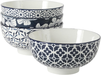 Gibson Home Extra Large Serving Bowls Set of 2-100 oz 10-Inch White Porcelain Salad Bowl Set, Stackable Ceramic Kitchen Bowls, Dishwasher & Microwave Safe