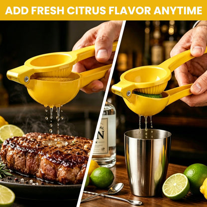 8.7" Lemon Squeezer Combo, Manual Citrus Juicer for Limes & Lemons