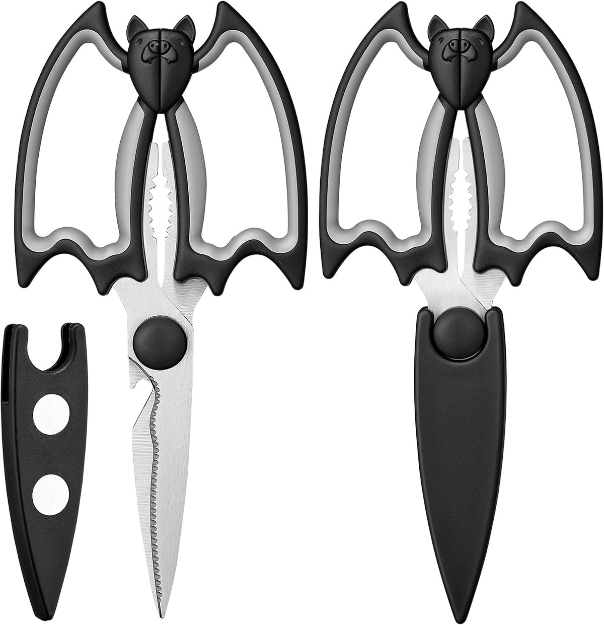3 Pack Kitchen Scissors & Seafood Scissors Set, Sharp Kitchen Shears