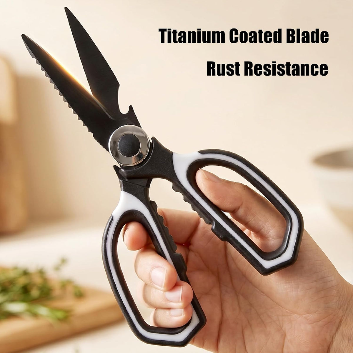 3 Pack Kitchen Scissors & Seafood Scissors Set, Sharp Kitchen Shears