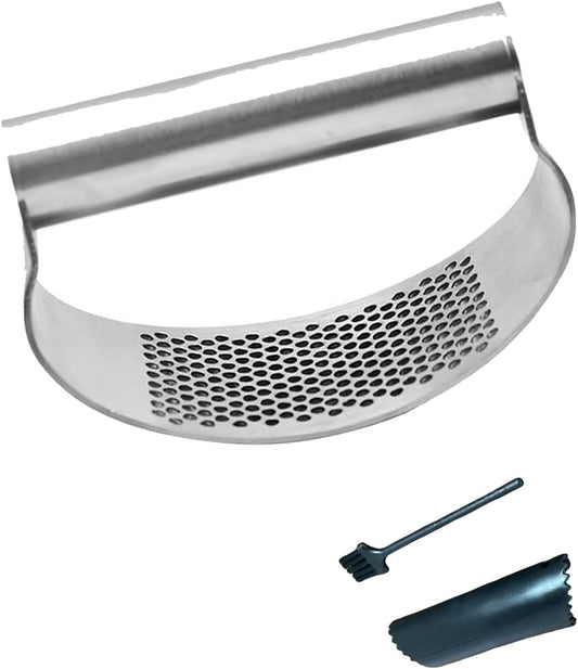 Garlic Press Rocker Stainless Steel, Kitchen Mincer Tool