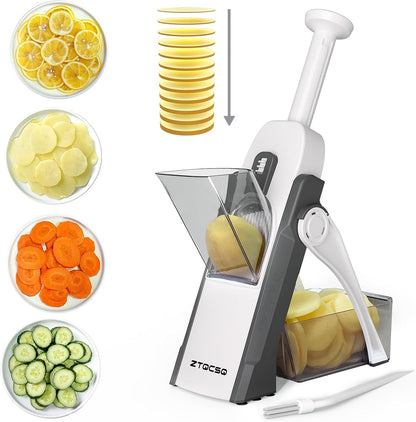 Safe Mandoline Slicer for Kitchen, Vegetable & Food Cutter (Only Slice)
