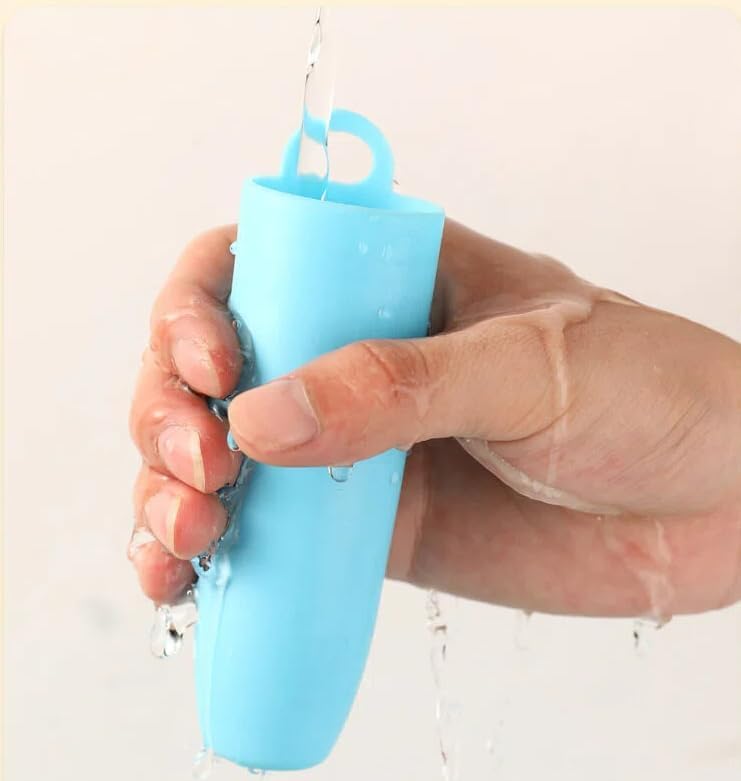 Silicone Garlic Peeler Roller Tube - Effortless Handheld Kitchen Tool for Quick Garlic Skin Removal, Mess-Free Peel in Seconds, Intact Cloves, Odor-Free Hands, BPA-Free, Dishwasher Safe, Random Color