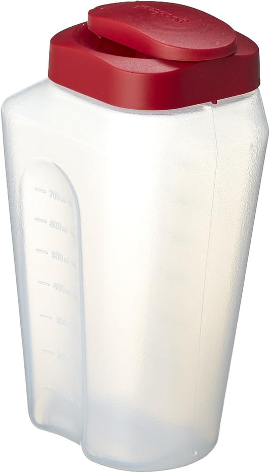 1 Quart Bottle with Snap Lock Easy-Pour Lid, BPA Free, Clear
