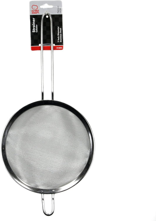 Select Mesh Strainer, 7 inch, Stainless Steel
