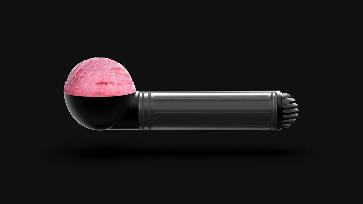 ScoopTHAT Radii Warming Ice Cream Scoop, Black/Grey, large