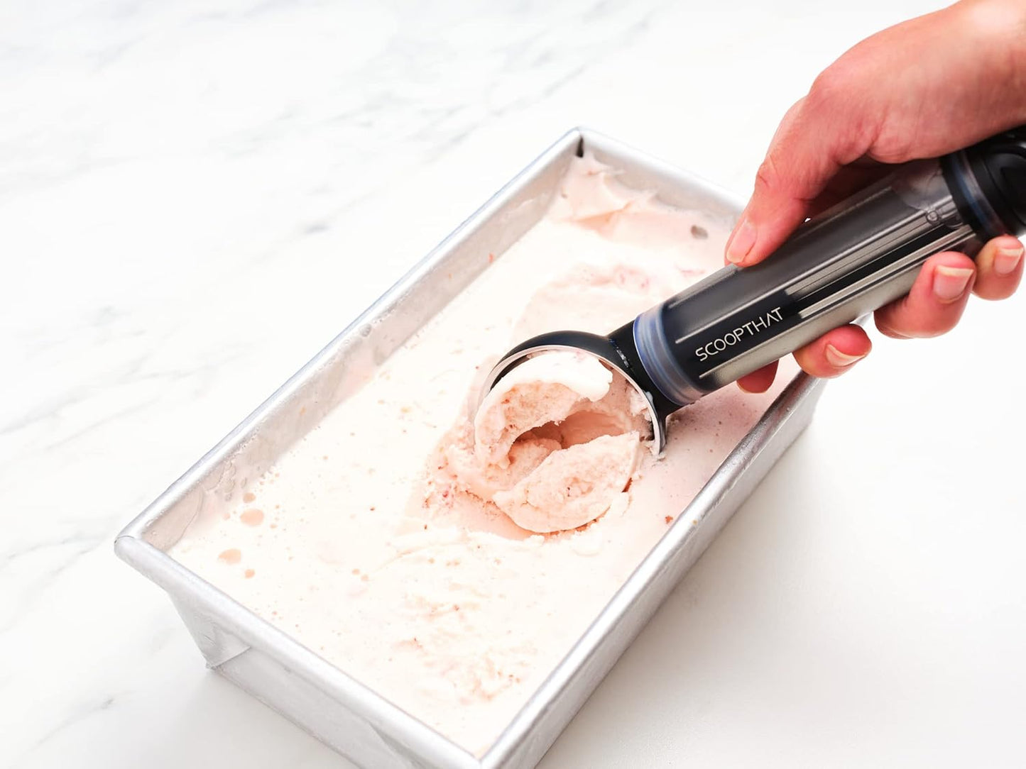 ScoopTHAT Radii Warming Ice Cream Scoop, Black/Grey, large