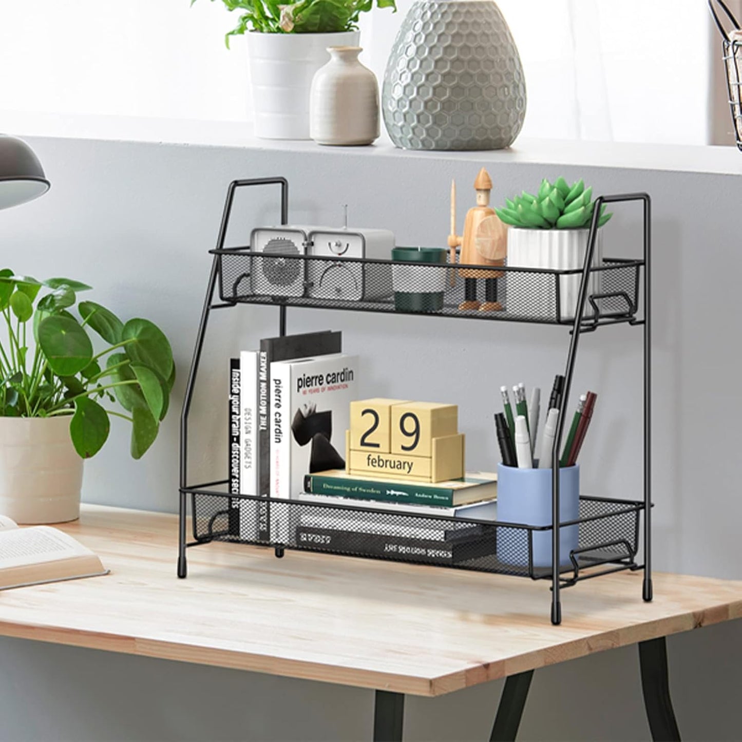 Spice Rack Organizer for Cabinet, Bathroom Organizer Countertop, Bathroom Counter Organizer, Kitchen Countertop Organizer, Bathroom Vanity Organizer | Bathroom Organizer Countertop,Vanity Organizer Corner Shelf Sink,Kitchen,Bedroom,Living room,Office