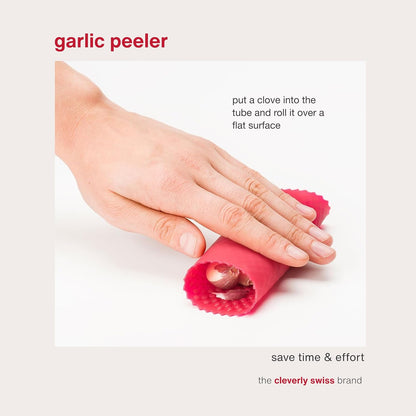 Garlic Peeler & Easy Clean Garlic Press