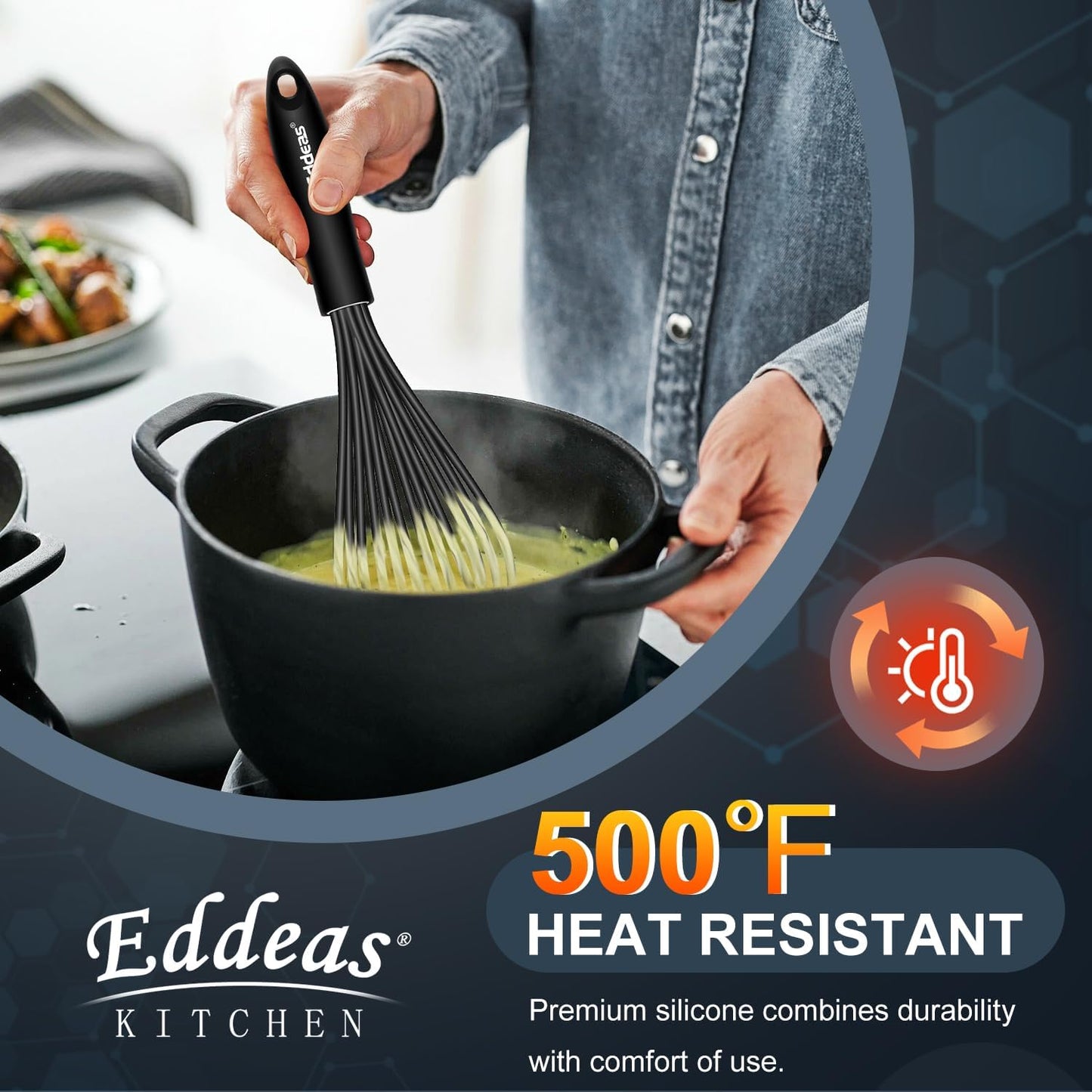 Mini whisk, Small Whisk 2 Pieces, 5in and 7in 304 Stainless steel Wire Whisk for Whisking, Beating, Mixing Sauces, Blending Ingredients