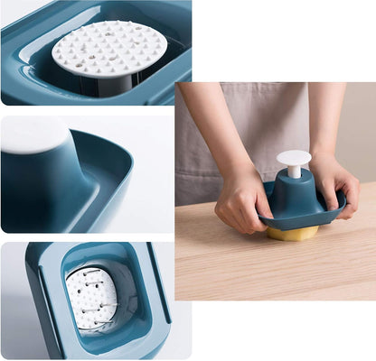 Vegetable Chopper-Spiralizer Vegetable Mandoline Slicer-Onion Chopper with Container-Pro Food Chopper with Container-4 Blades