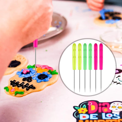 15 Pcs Decorating Brushes Fondant Tool Set for Cake Baking Dust Pastry Decor, Includes Pastry Brush, Cookie Scriber, Mixing Needle, and Tweezers for Biscuit Cake Kitchen Bakery Tools(Blue)