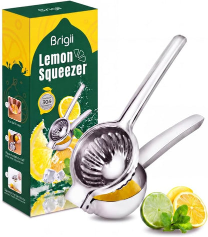Lemon Squeezer, Uncoated Stainless Steel Manual Juicer for Lime