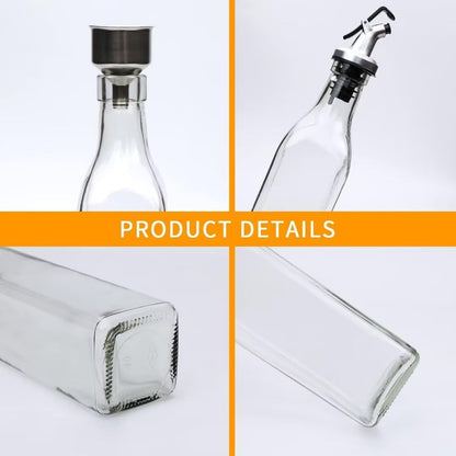 8Pcs 17oz Olive Oil Dispenser Bottle, Oil Dispenser for Kitchen