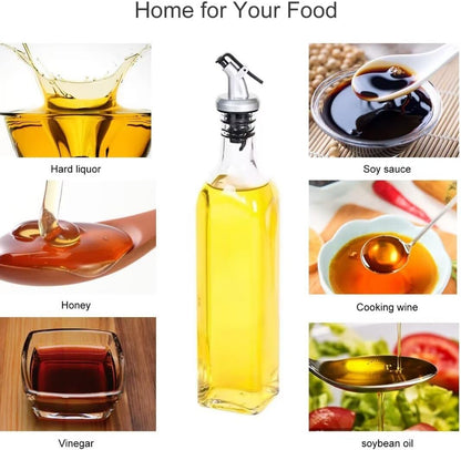 8Pcs 17oz Olive Oil Dispenser Bottle, Oil Dispenser for Kitchen