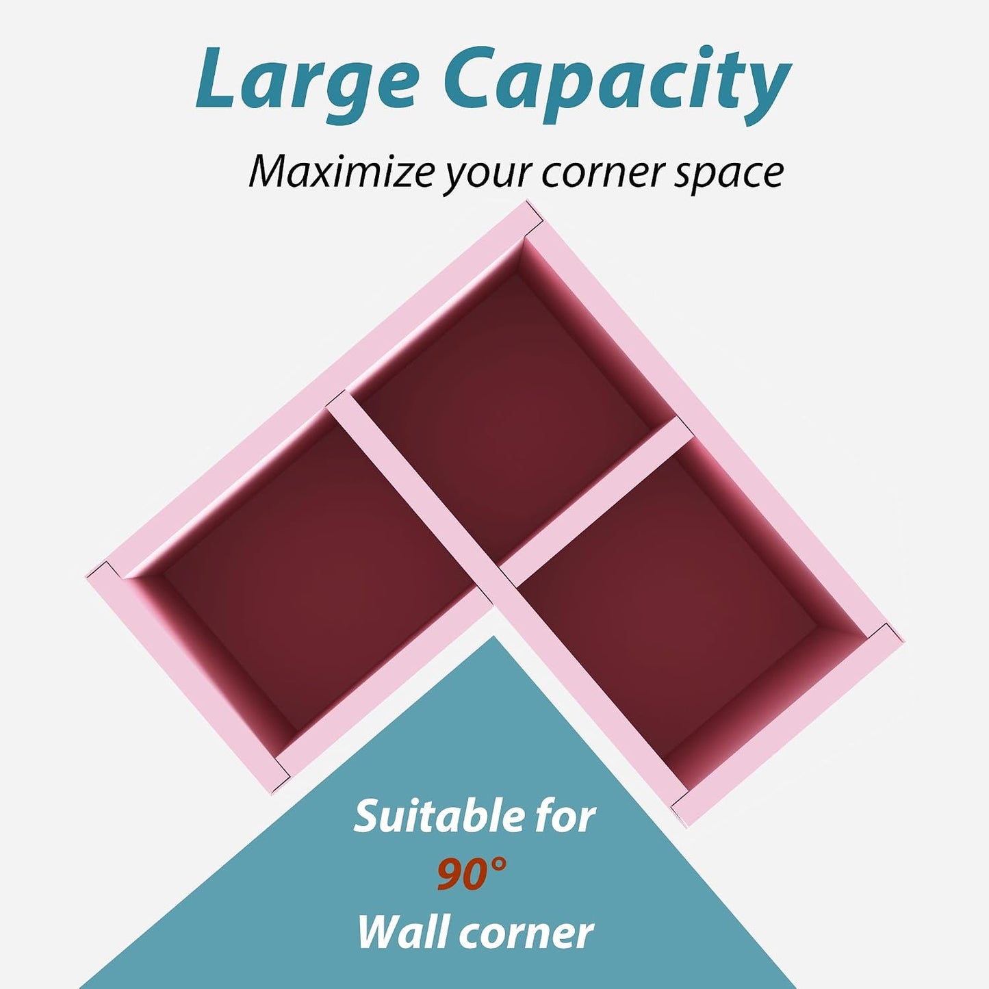 Extra Large Utensil Holder Countertop for Kitchen Counter,Wood,Black | Hold 40 Utensils,3 Removable Divider,Rutic Silverware Organizer Caddy,Spacesaving,Farmhouse Cooking Crock for Spatula,Spoon