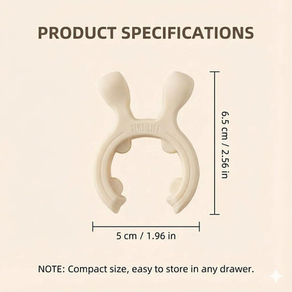 3-Pack Deer Antler Silicone Spoon Rest - 2-in-1 Clip-On Pot Handle Holder & Boil Over Guard, Heat Resistant Utensil Rest for Stovetop - Kitchen Gadget Gift Set (White 3PCS)