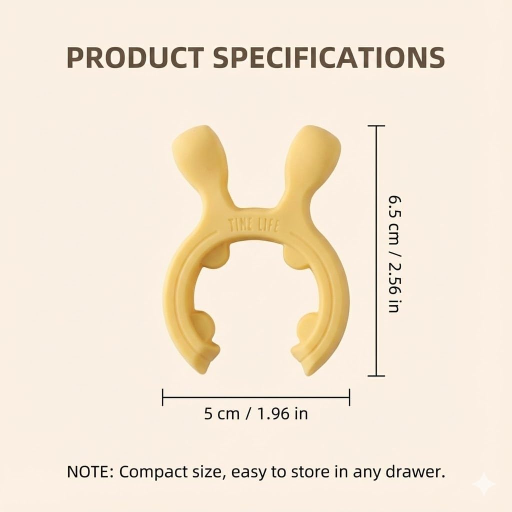 3-Pack Deer Antler Silicone Spoon Rest - 2-in-1 Clip-On Pot Handle Holder & Boil Over Guard, Heat Resistant Utensil Rest for Stovetop - Kitchen Gadget Gift Set (White 3PCS)