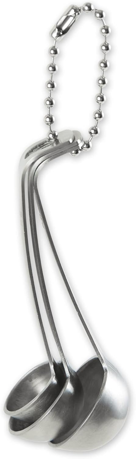 Endurance Kitchen Collection Measuring Tools, Dishwasher Safe, Mini Ladles, 3 Piece, Stainless Steel