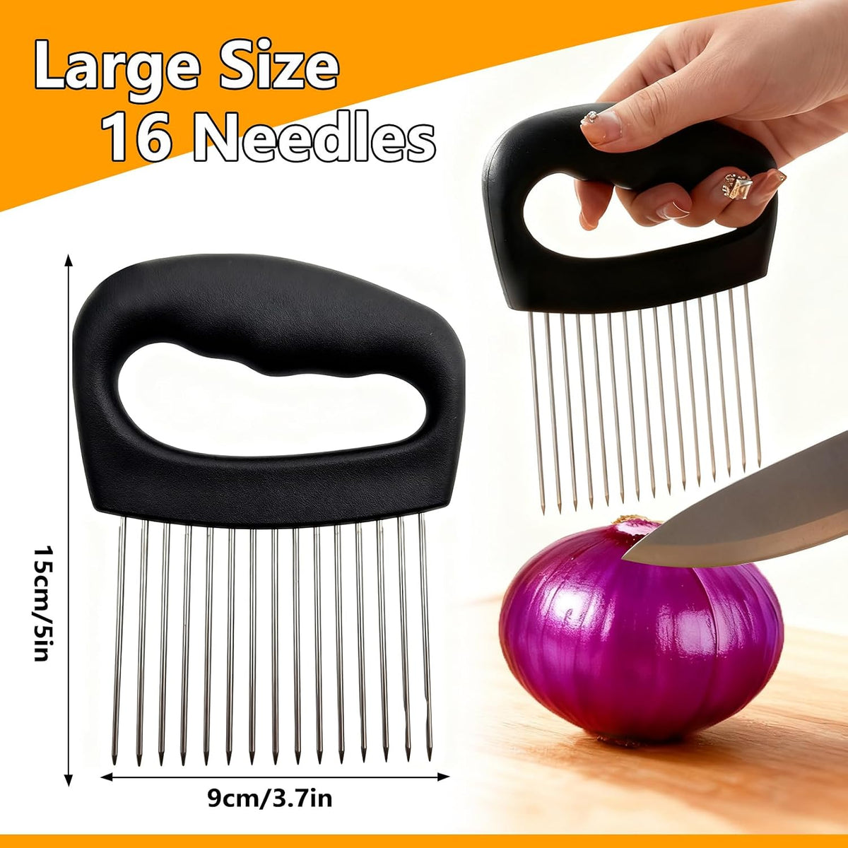 Onion Holder for Slicing Meat Tenderizer