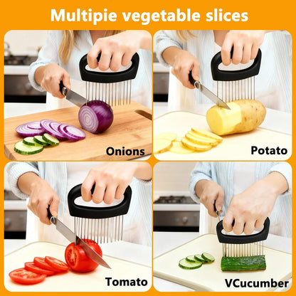 Onion Holder for Slicing Meat Tenderizer
