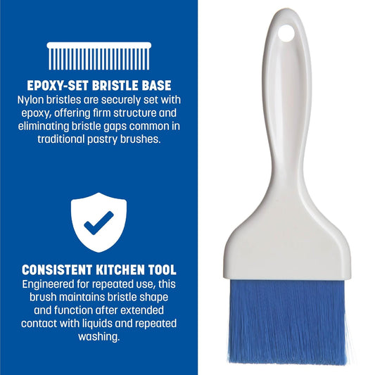 4039214 Galaxy Pastry Brush, 3", Blue