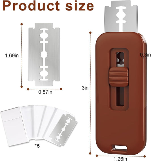 Bread Lame Dough Scoring Tool, Upgraded Lame Bread Tool, Extractable Sourdough Scoring Tool, Bread Scoring Tool with Magnetic, for Sourdough Bread baking Making（Includes 5 Bread Razor Blades）
