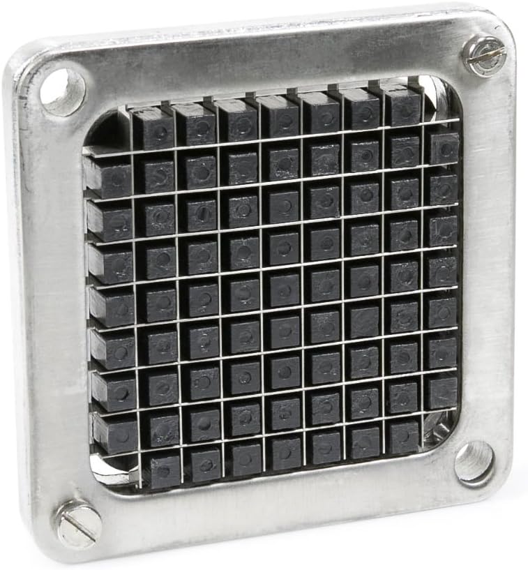 Replacement 2-Hole 3/8" Blade Assembly and Pusher Block Kit for Commercial French Fry Cutter