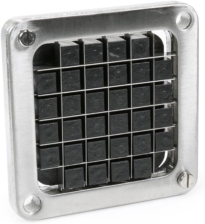 Replacement 2-Hole 3/8" Blade Assembly and Pusher Block Kit for Commercial French Fry Cutter