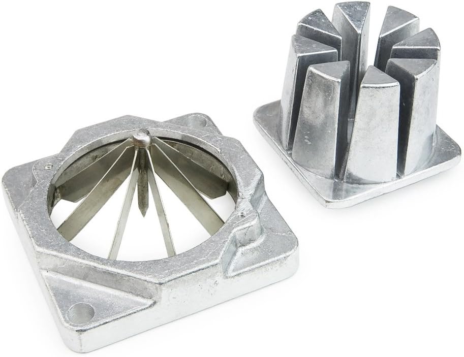Replacement 2-Hole 3/8" Blade Assembly and Pusher Block Kit for Commercial French Fry Cutter