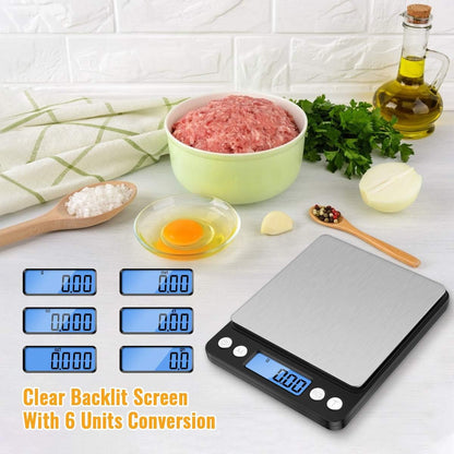 Digital Kitchen Scale 500g/0.01g, High Precision Cooking Food Scale