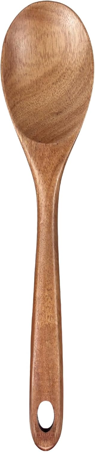 Wooden Spaghetti Spoon Server Pasta Fork Tongs Pasta Spoon Ladle with Teeth | 12.5 Inch Teak Wood Pasta Strainer Utensil Spaghetti Scoop Pasta Spatula Kitchen Tool Noodle Spoon Pasta Drainer Gifts