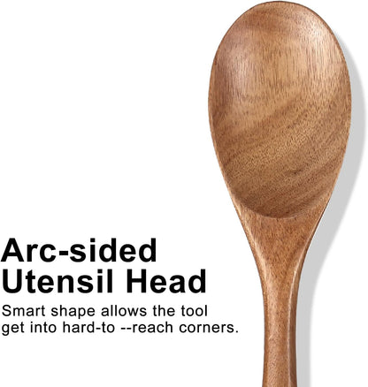 Wooden Spaghetti Spoon Server Pasta Fork Tongs Pasta Spoon Ladle with Teeth | 12.5 Inch Teak Wood Pasta Strainer Utensil Spaghetti Scoop Pasta Spatula Kitchen Tool Noodle Spoon Pasta Drainer Gifts